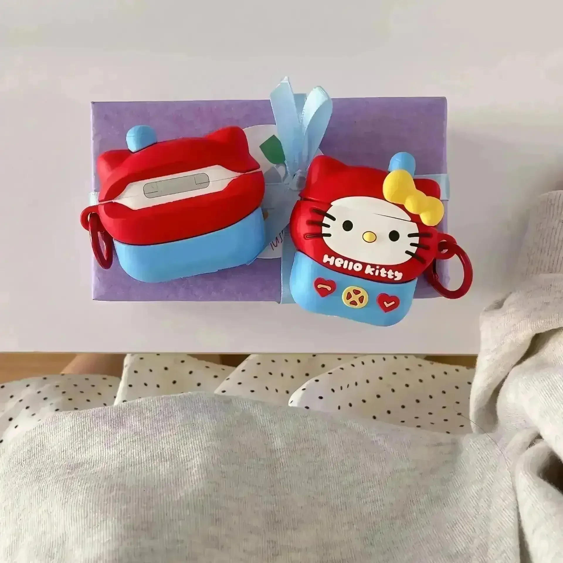Hello Kitty Red & Yellow Case (For Airpods) - Image 3