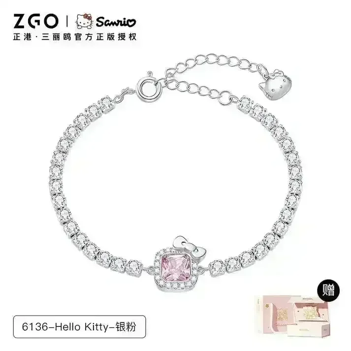 Hello Kitty Sterling Silver Cute Bracelet - Image 2