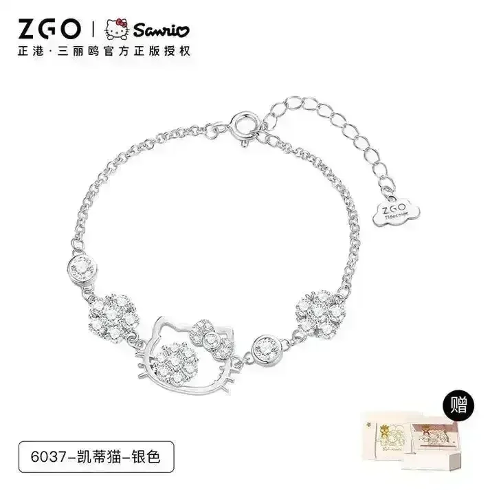 Hello Kitty Sterling Silver Cute Bracelet - Image 5