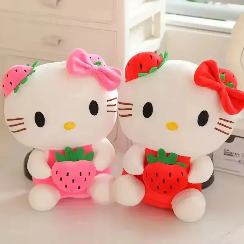 Hello Kitty Strawberry Kisses Plushie (20 cm) - Image 2