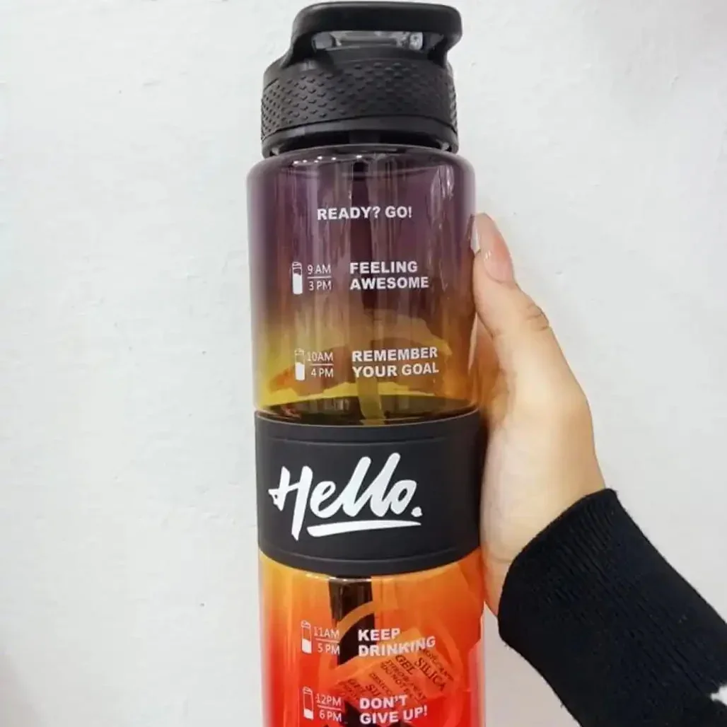 Hello Sports Water Bottle (1000 ml) - Image 8