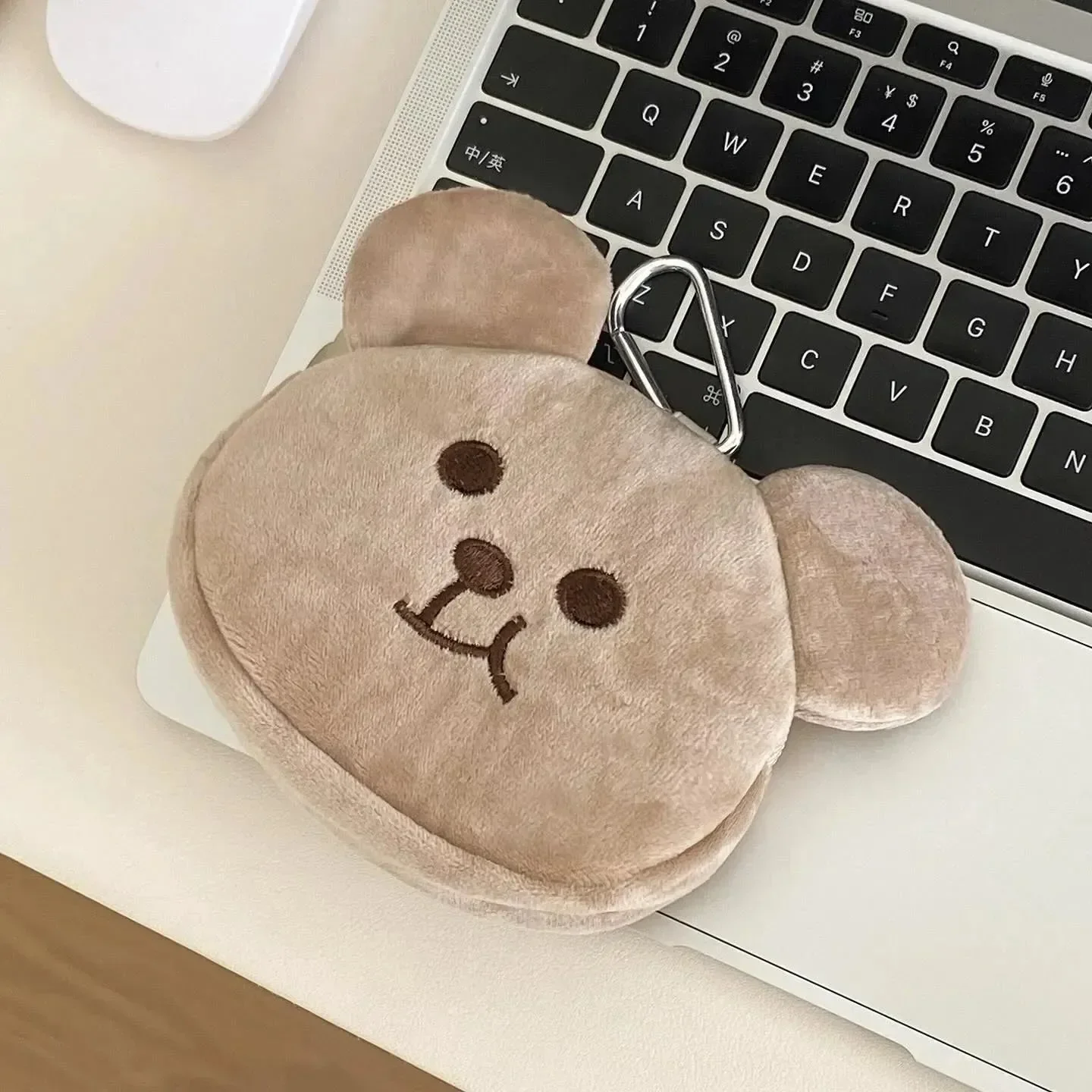 Hidden Love Plush Coin Purse Keychain - Image 8