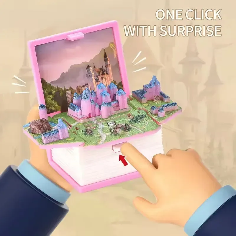 Hogwarts Castle Folding Book Keychain - Image 2