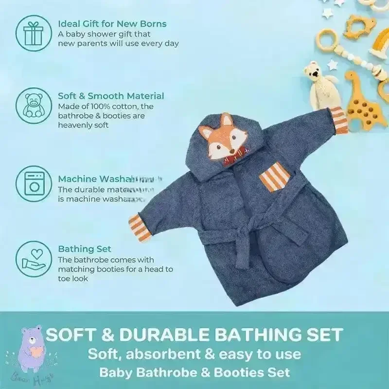 Hooded Bathrobe for Kids - Image 5