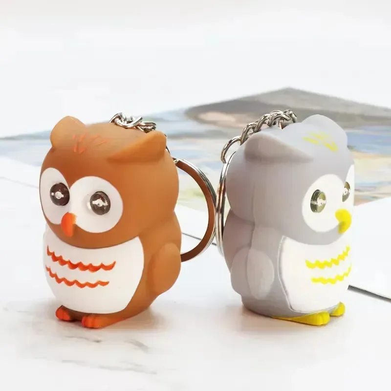 Hoot of Wisdom LED Owl Keychain - Image 9