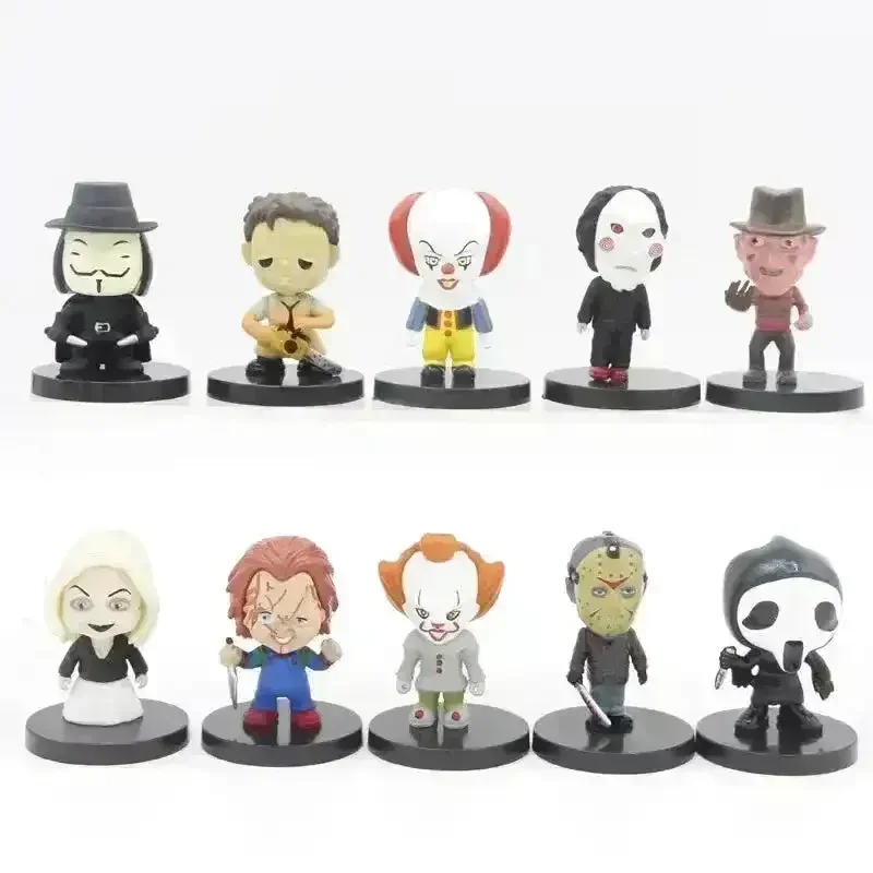 Horror Film Series Action Figure Set (10 pcs) - Image 2