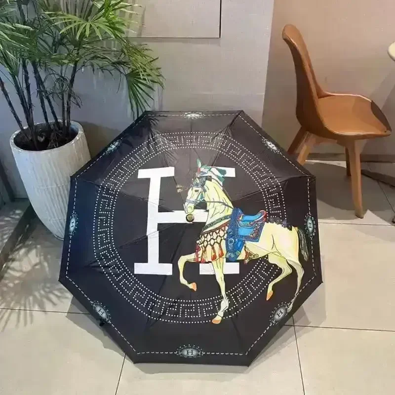 Horse Carriage Luxury Designer Umbrella - Image 16