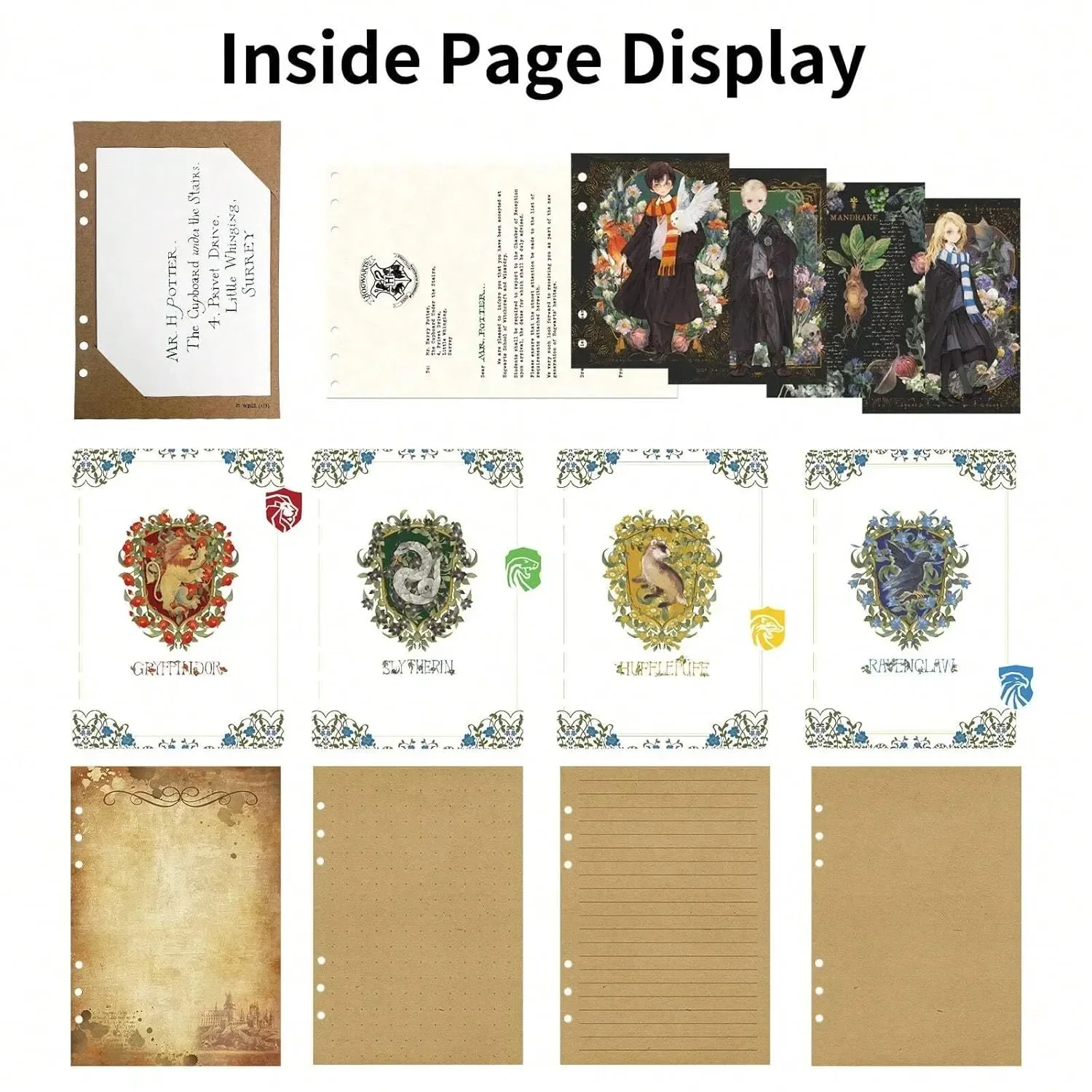 HP Pastel Premium House Themed A5 Notebook - Image 3