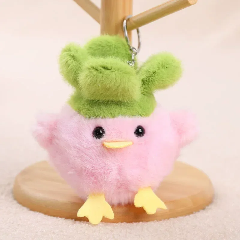 Hubei Souvenir Interactive Garlic Bird Keychain - Image 4