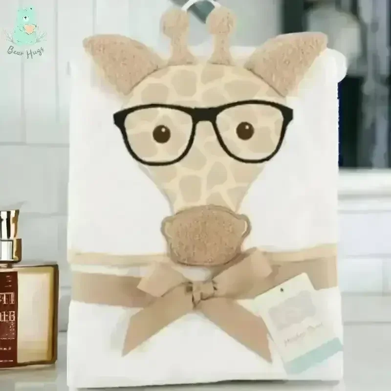Hudson Baby Hooded Towel (Giraffe)