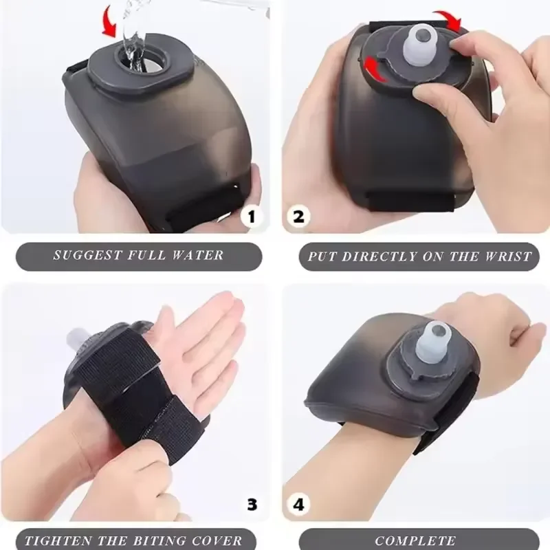 HydraBand Sip & Go Wrist Bottle (200 ml) - Image 3