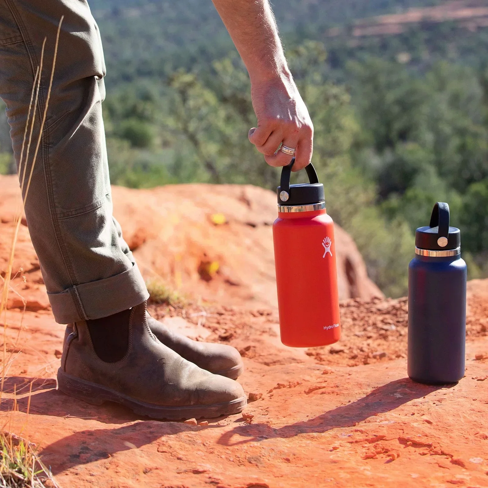 Hydroflask Wide Mouth Insulated Bottle (40 oz) - Image 3