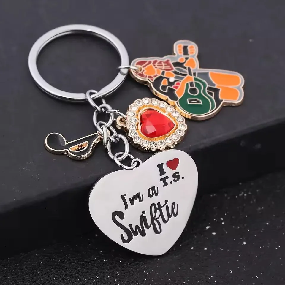 I Love Taylor Swift Alloy Keychain - Image 10