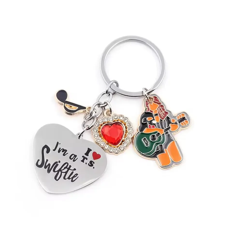 I Love Taylor Swift Alloy Keychain - Image 11