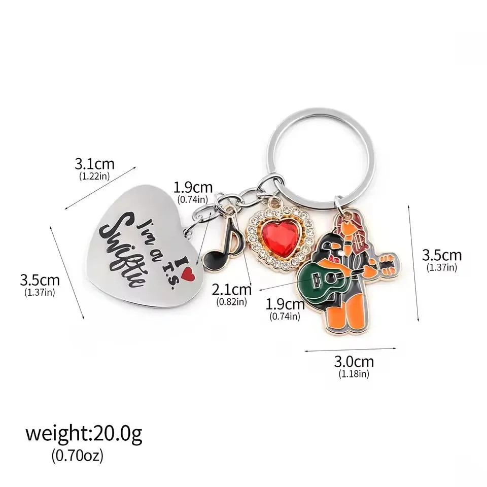 I Love Taylor Swift Alloy Keychain - Image 12