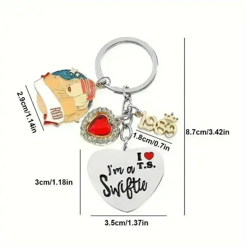 I Love Taylor Swift Alloy Keychain - Image 13