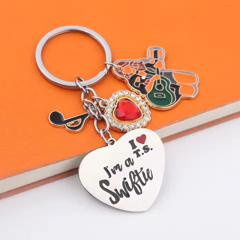 I Love Taylor Swift Alloy Keychain - Image 8