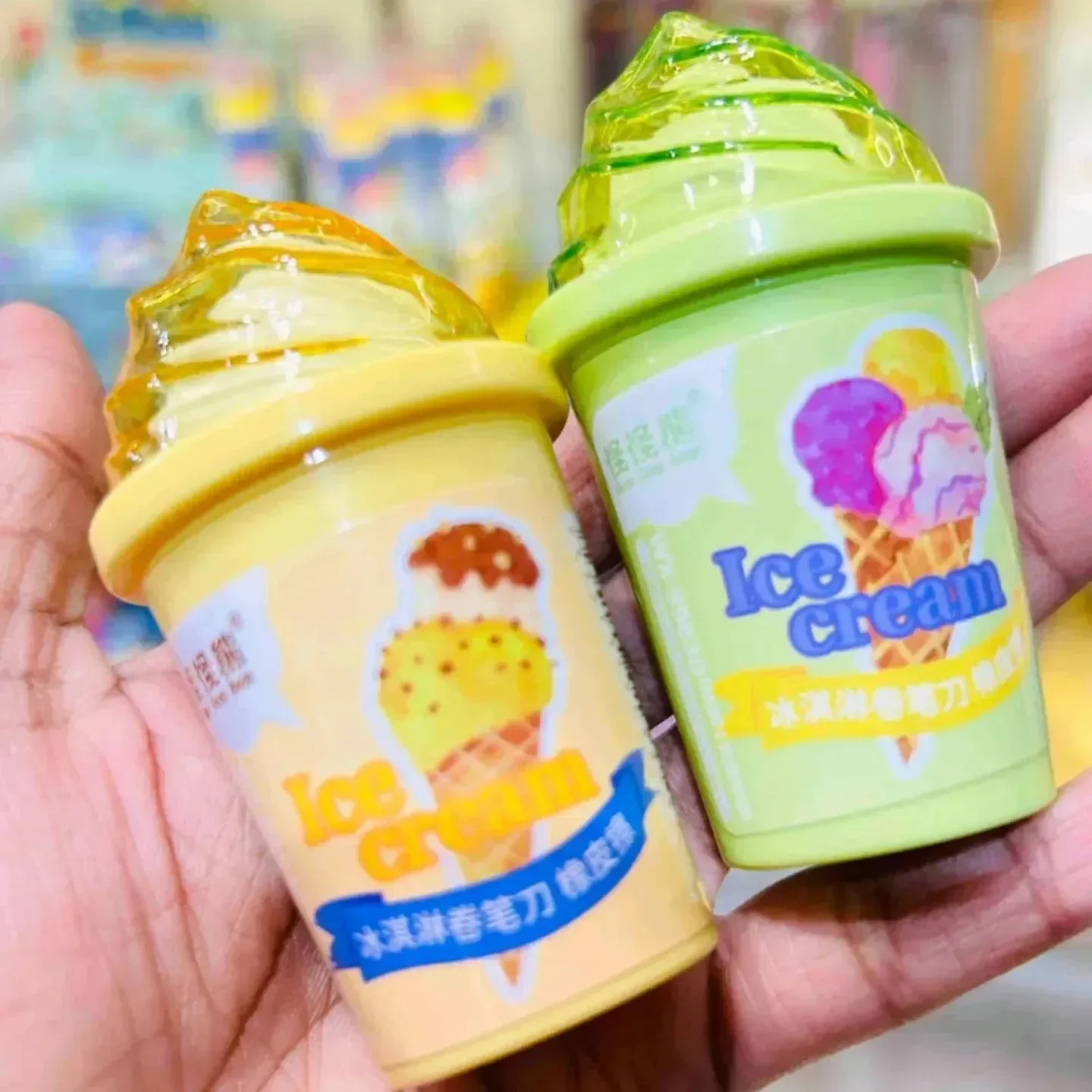 Ice-Cream 2-in-1 Eraser & Sharpener - Image 3