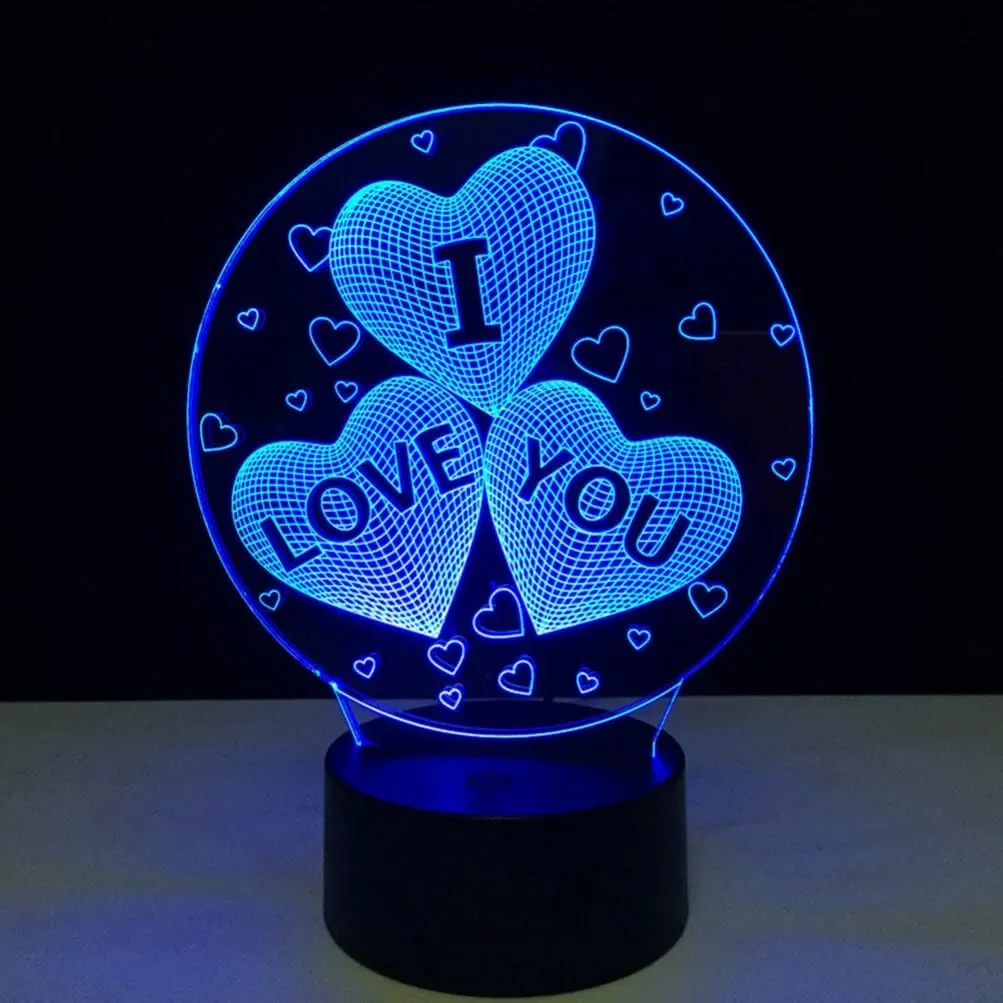 ILoveYou Heart Spark LED Lamp - Image 7