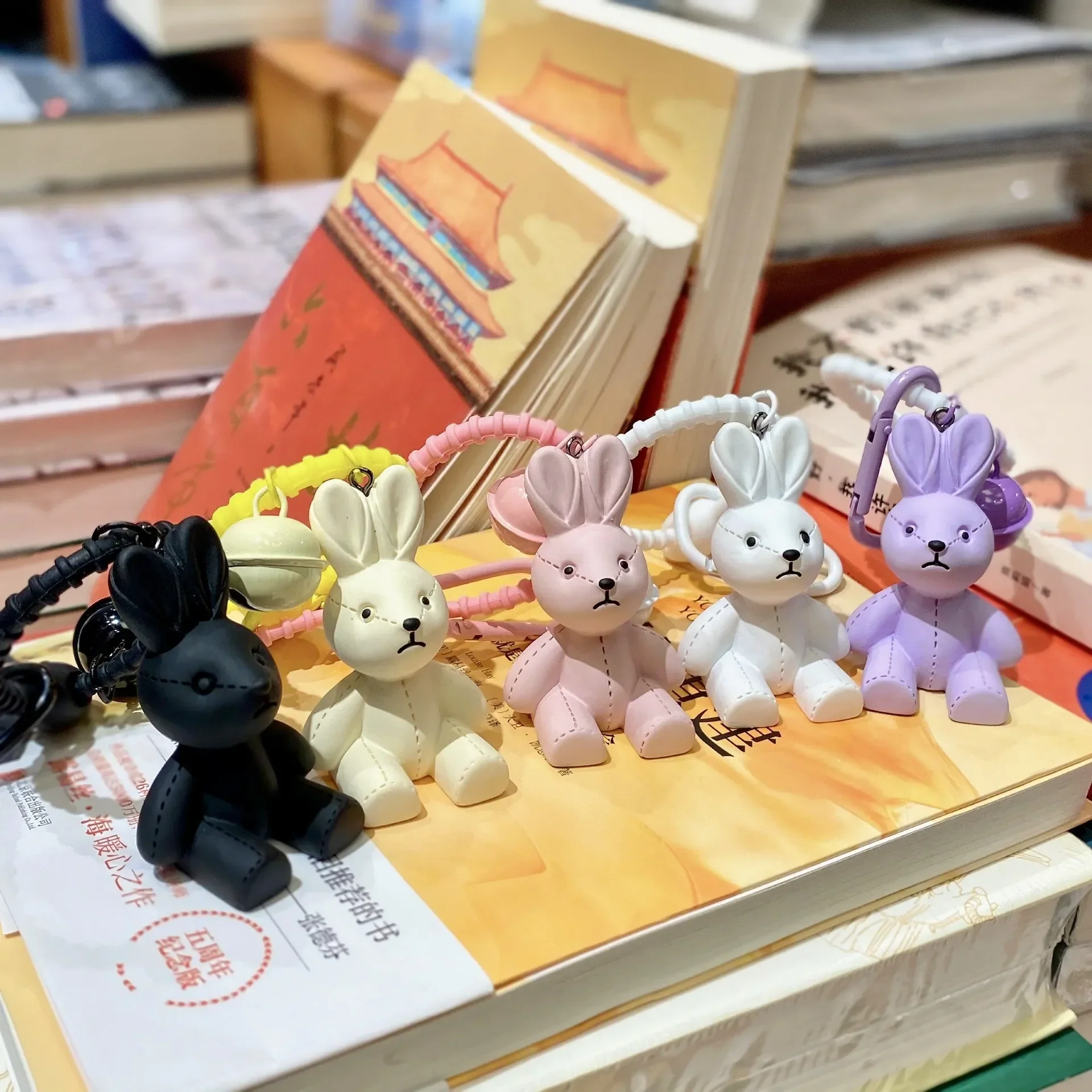 Impassive Rabbit Chonky Keychain - Image 2