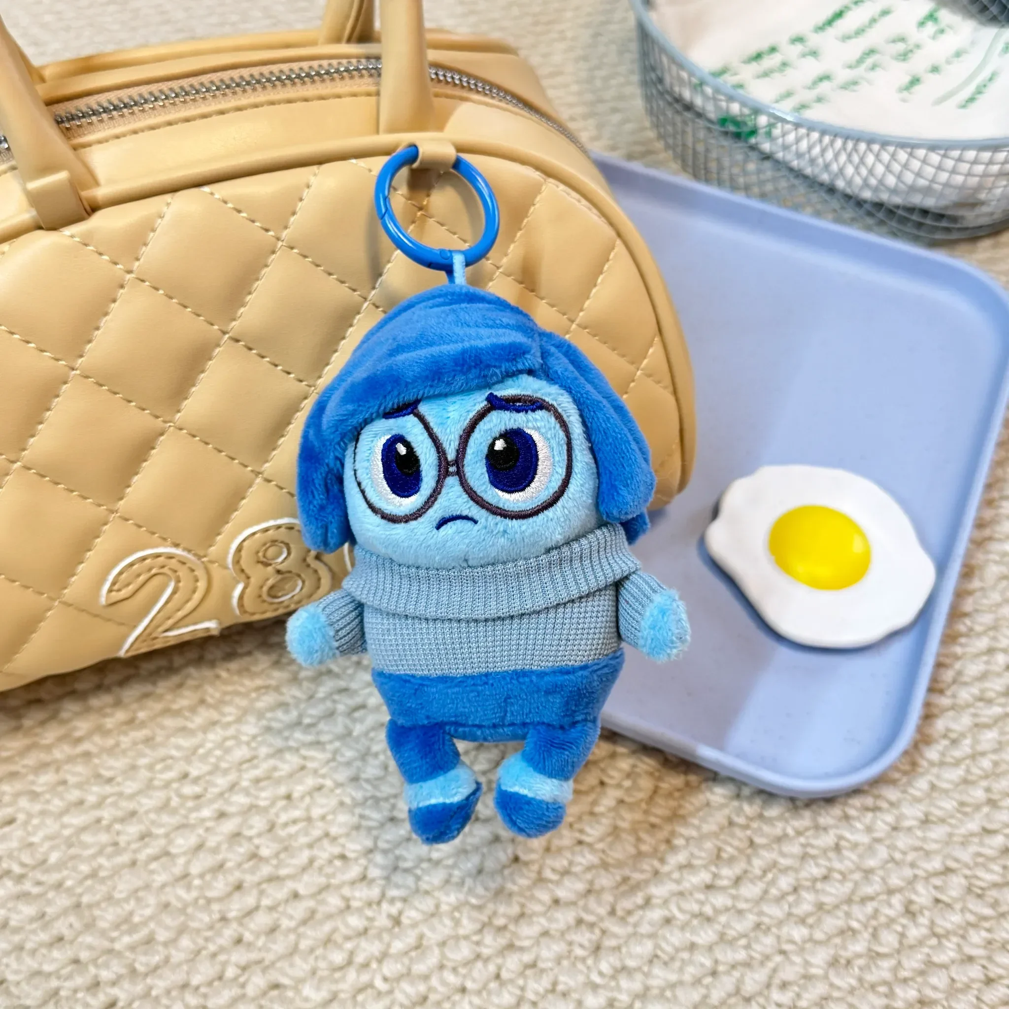 Inside Out Sadness Plush Keychain - Image 3