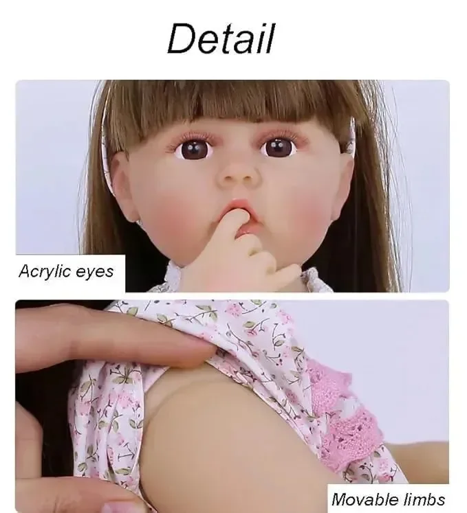 Interactive Baby Realistic Silicon Reborn Doll - Image 15