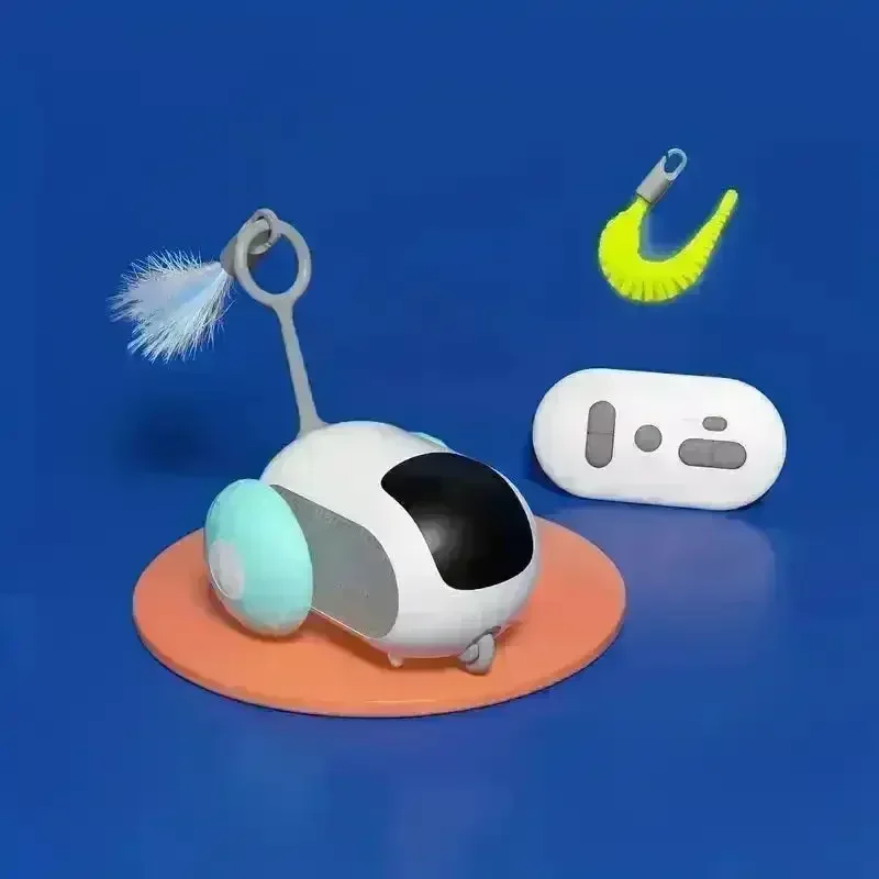 Interactive Dual-Mode Cat Teasing Toy Car - Image 12