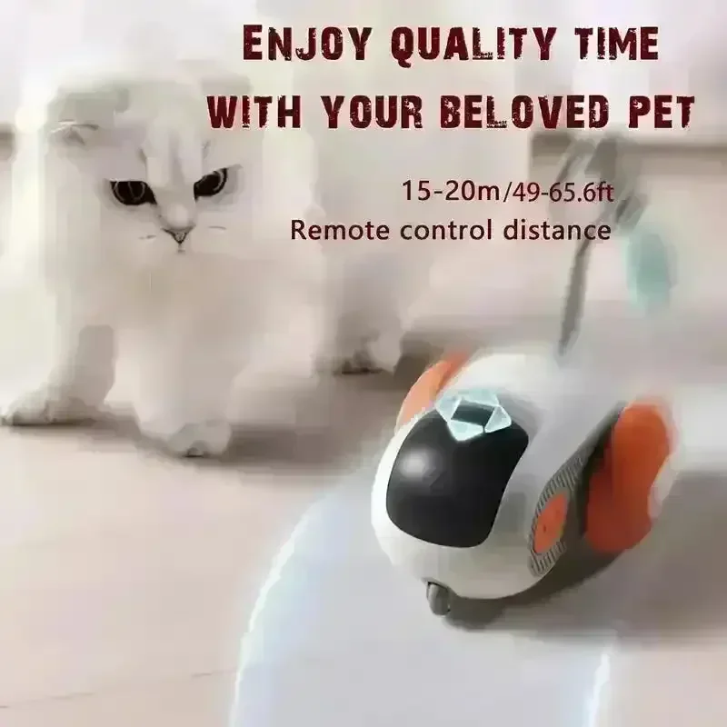 Interactive Dual-Mode Cat Teasing Toy Car - Image 9
