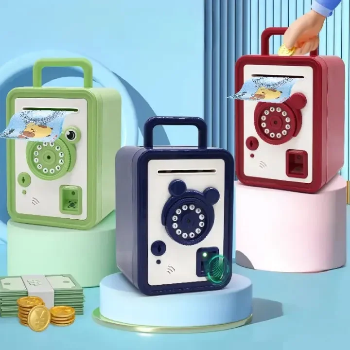 Interactive Fingerprint Locker Piggy Bank