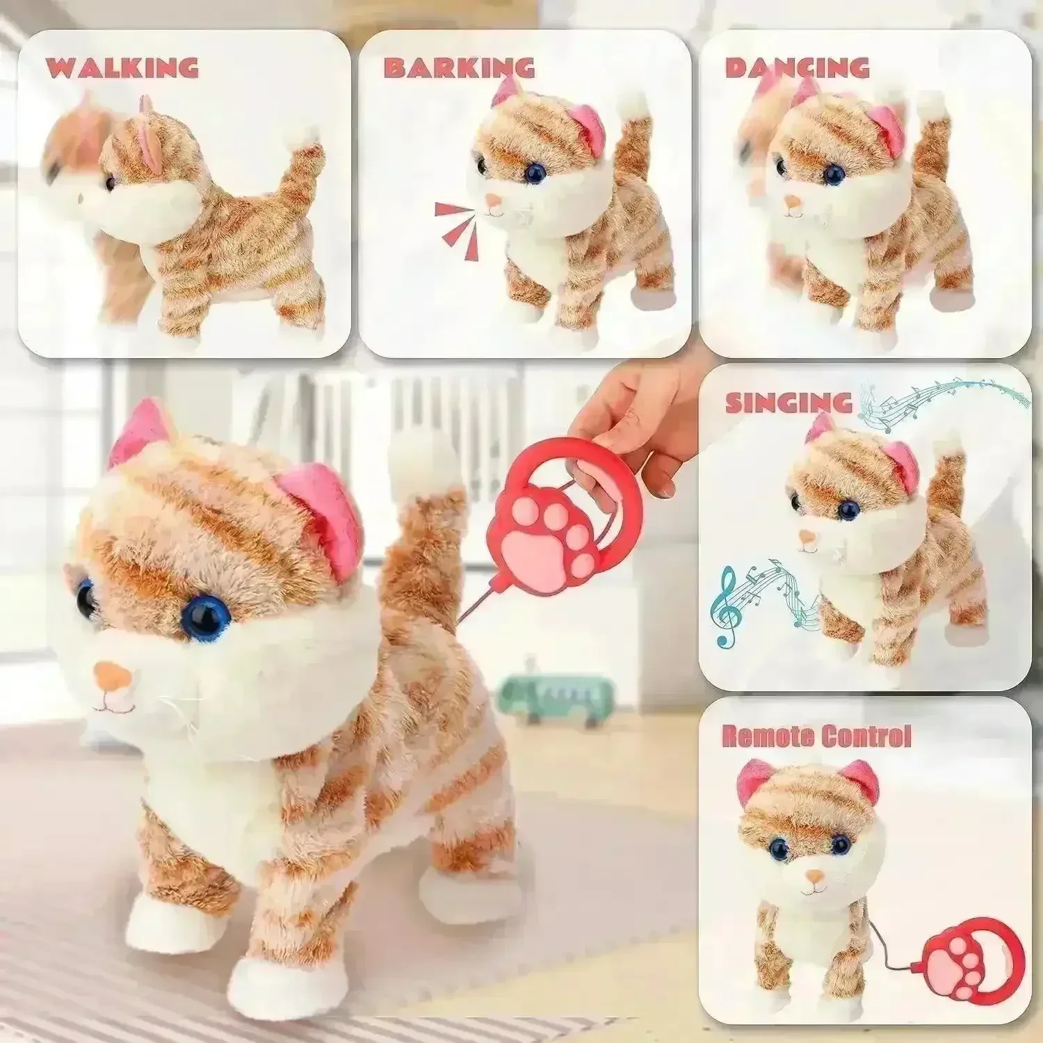 Interactive Musical Kitty with Leash Remote - Image 5