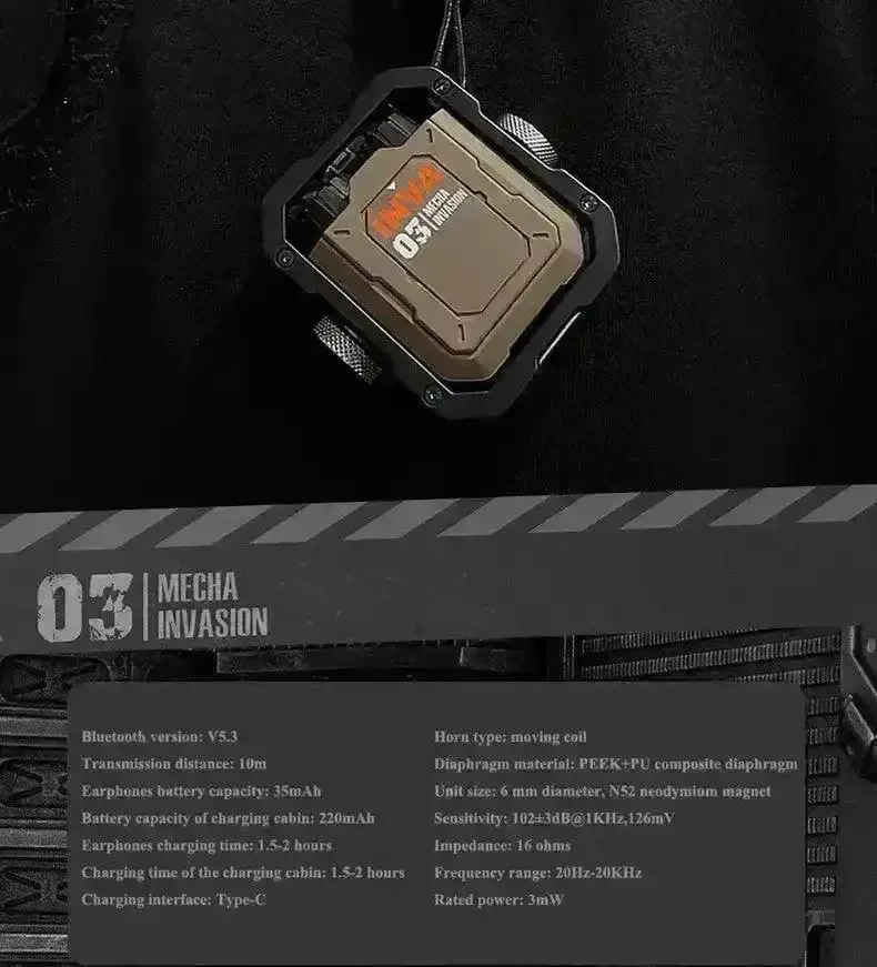 INVA-S 03 High-End Bluetooth Fidget Earbuds - Image 6