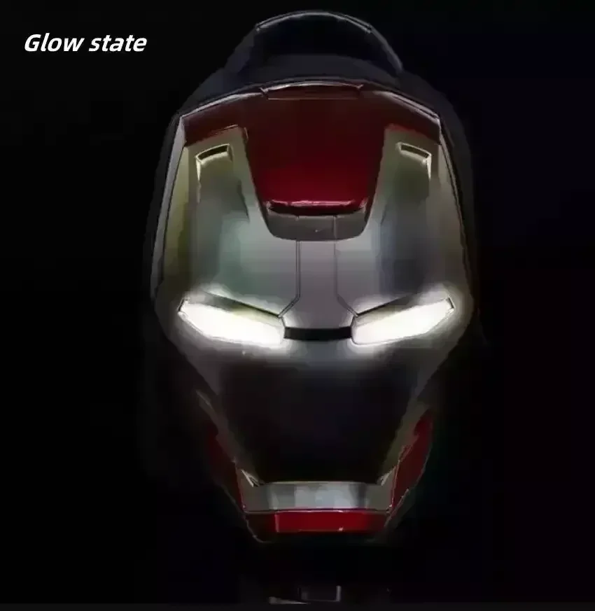 Iron Man 3D Glowing Backpack For Kids and Adults - Image 11