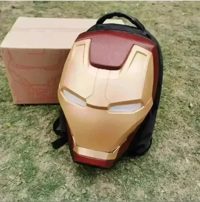 Iron Man 3D Glowing Backpack For Kids and Adults - Image 4