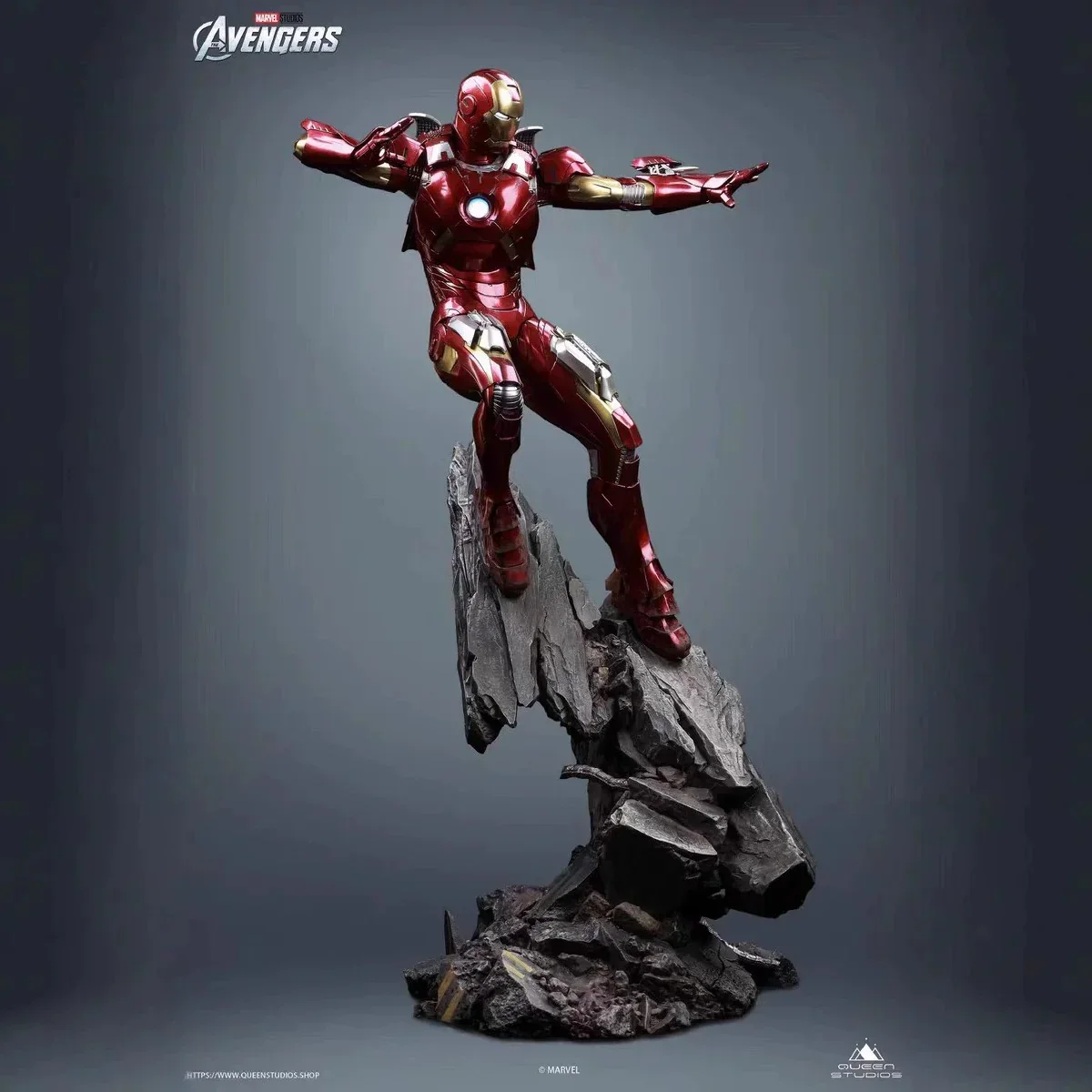 Iron Man MK7 Aerial Asault Statue (70 cm) - Image 2