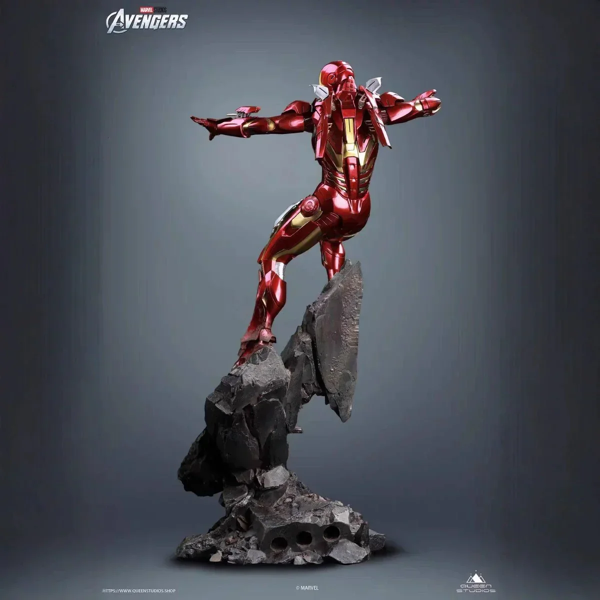 Iron Man MK7 Aerial Asault Statue (70 cm) - Image 3