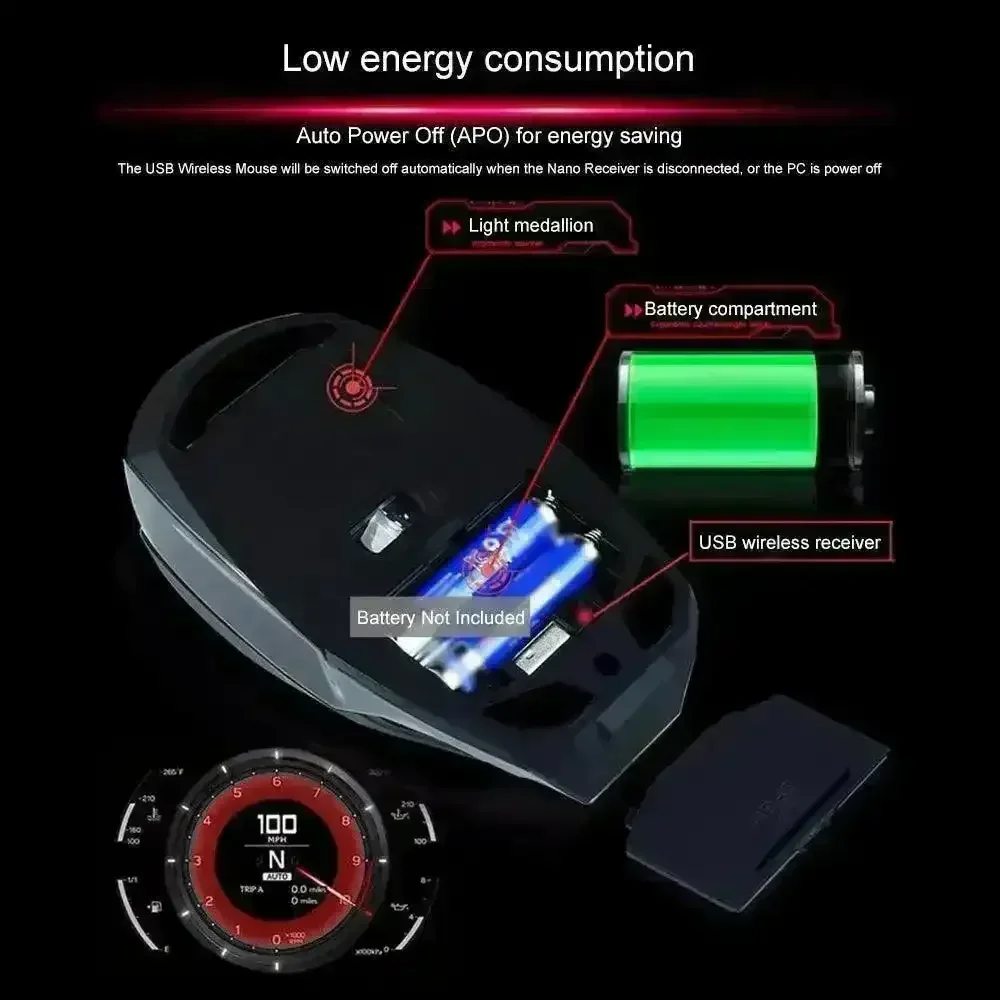 Iron Man Wireless Computer Mouse - Image 4
