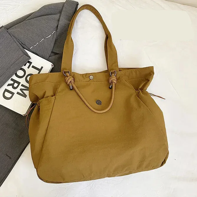 Japanese Style Large Nylon Tote Bag - Image 3