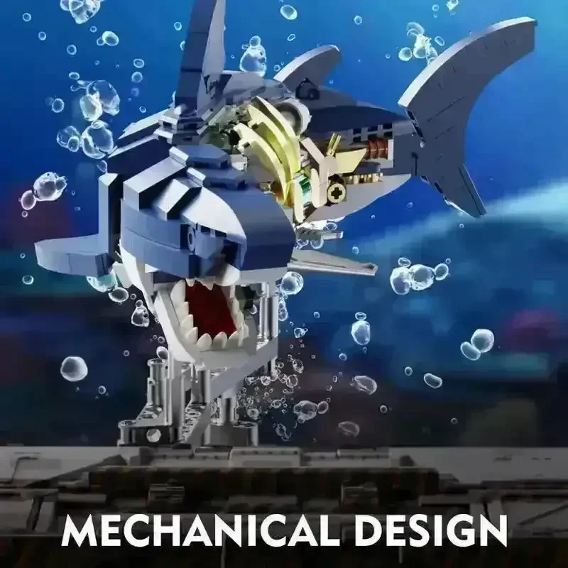 Jaw-some Shark Building Set (687 Pcs) - Image 3