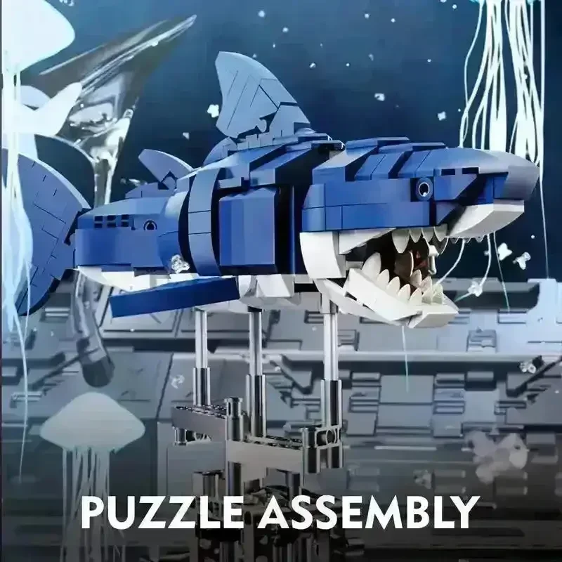Jaw-some Shark Building Set (687 Pcs) - Image 6