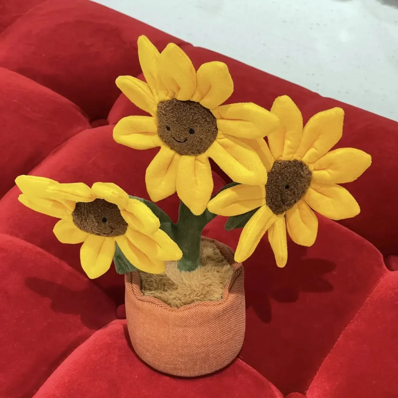 JC Sunshine Potted Flower Plush - Image 2