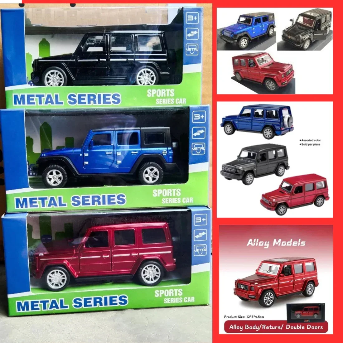 Jeep 1:34 Diecast Pull-back Vehicle - Image 2