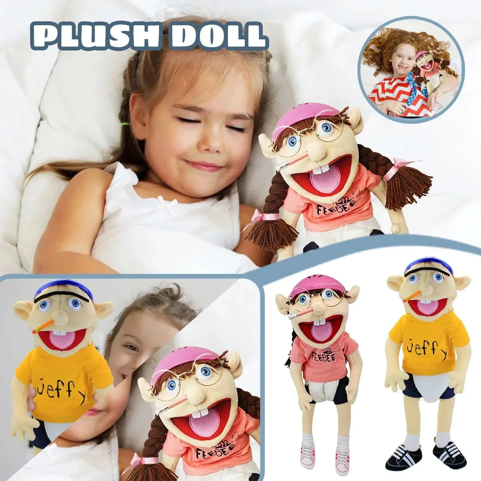 Jeffy & Friends Hand Puppet Dolls - Image 2