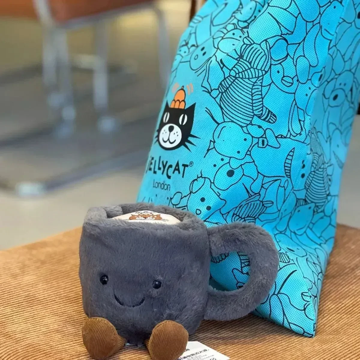 Jellycat Coffee Break Latte Cup Plushie (14 cm) - Image 5