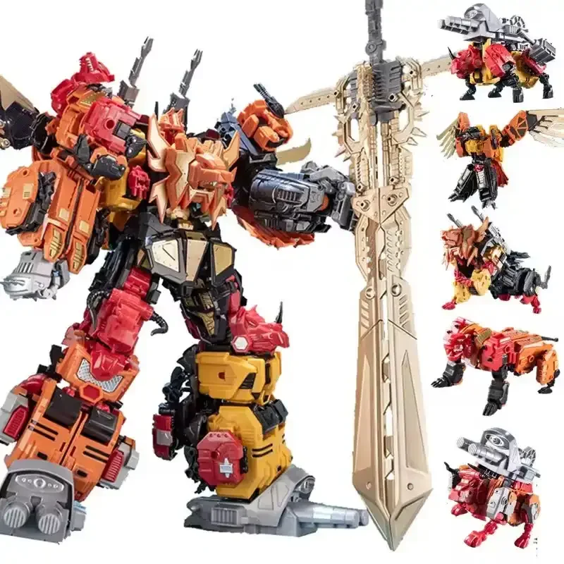JinaBao 5-in-1 PredaKing Transformer Figure (43 cm) - Image 3