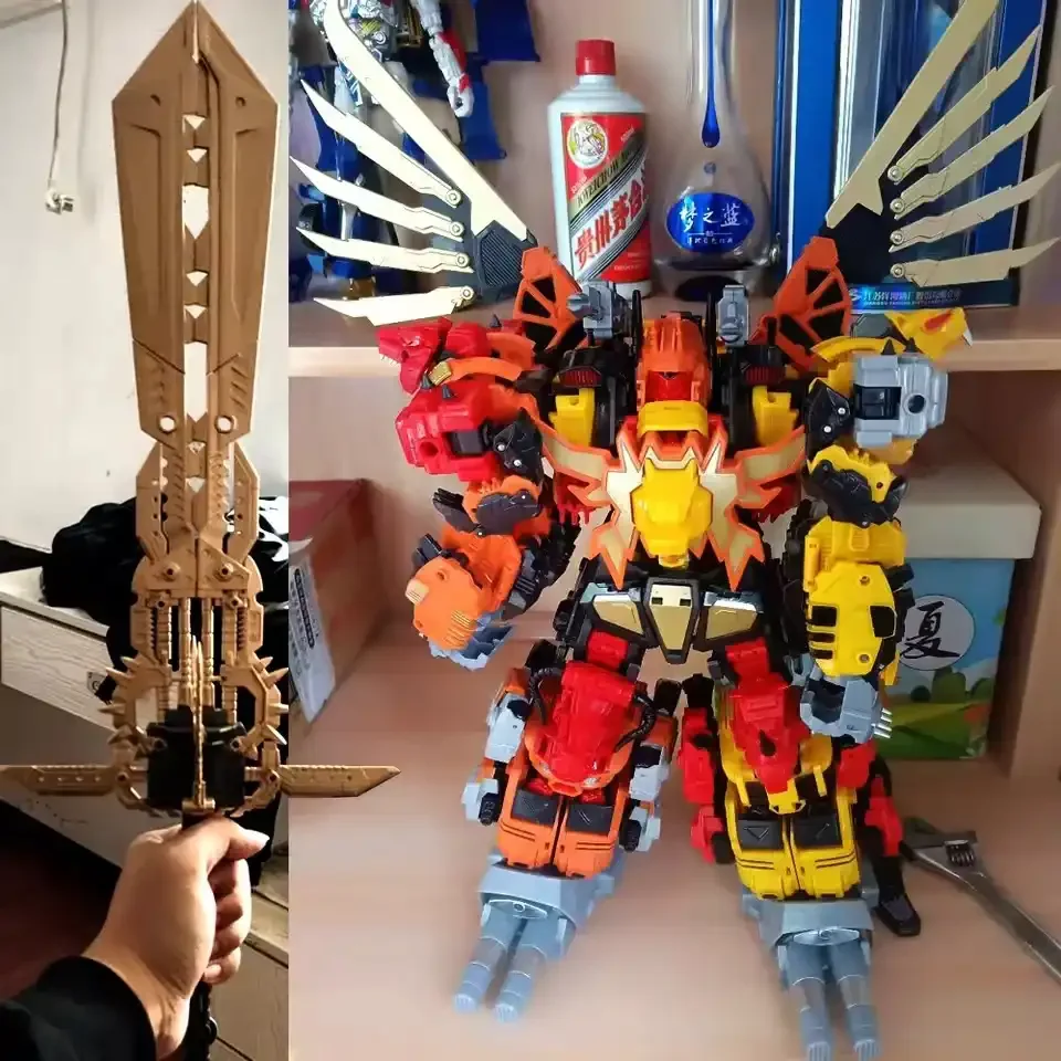JinaBao 5-in-1 PredaKing Transformer Figure (43 cm) - Image 4
