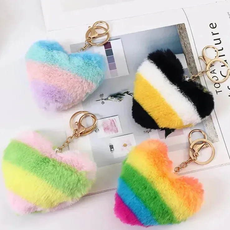 Joyful Heart Plush Keychain - Image 4