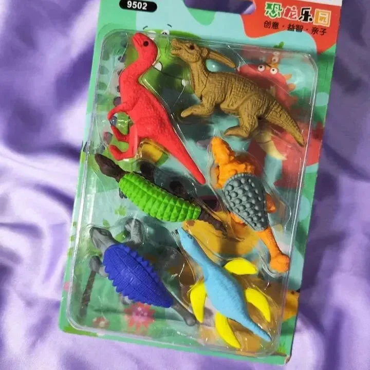 Jurassic Jumble Dinosaur Eraser (Set of 6) - Image 2