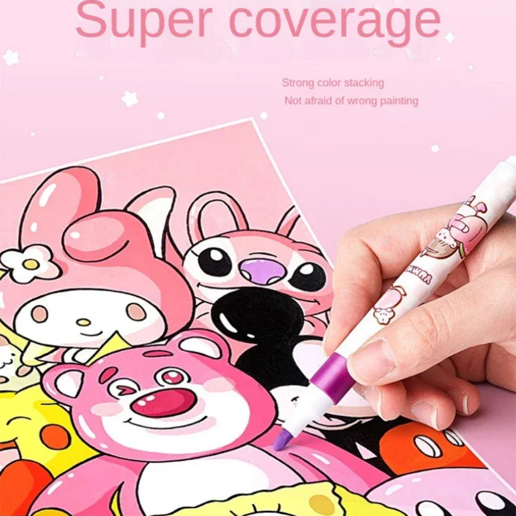 Kawaii Acrylic Studio Marker Pen Set - Image 9