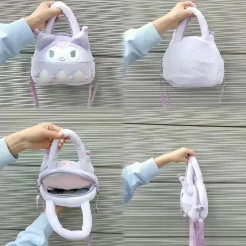 Kawaii Carryall Mini Plush Bucket Bag - Image 3
