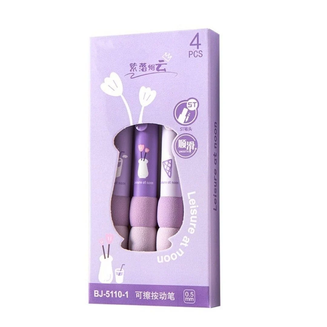 Kawaii Cloud Grip Erasable Gel Pen - Image 7